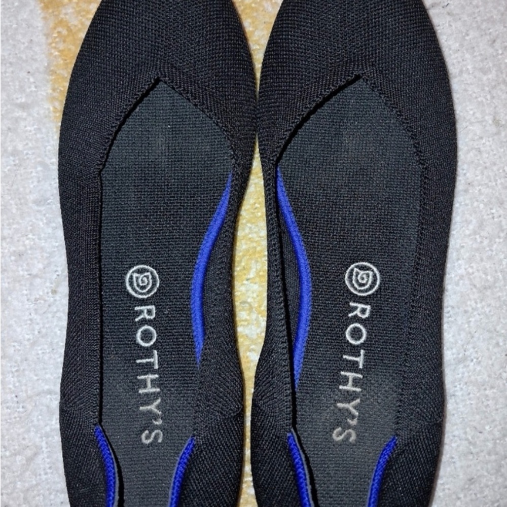 Rothy's Black Flats size 10.5 - Great condition